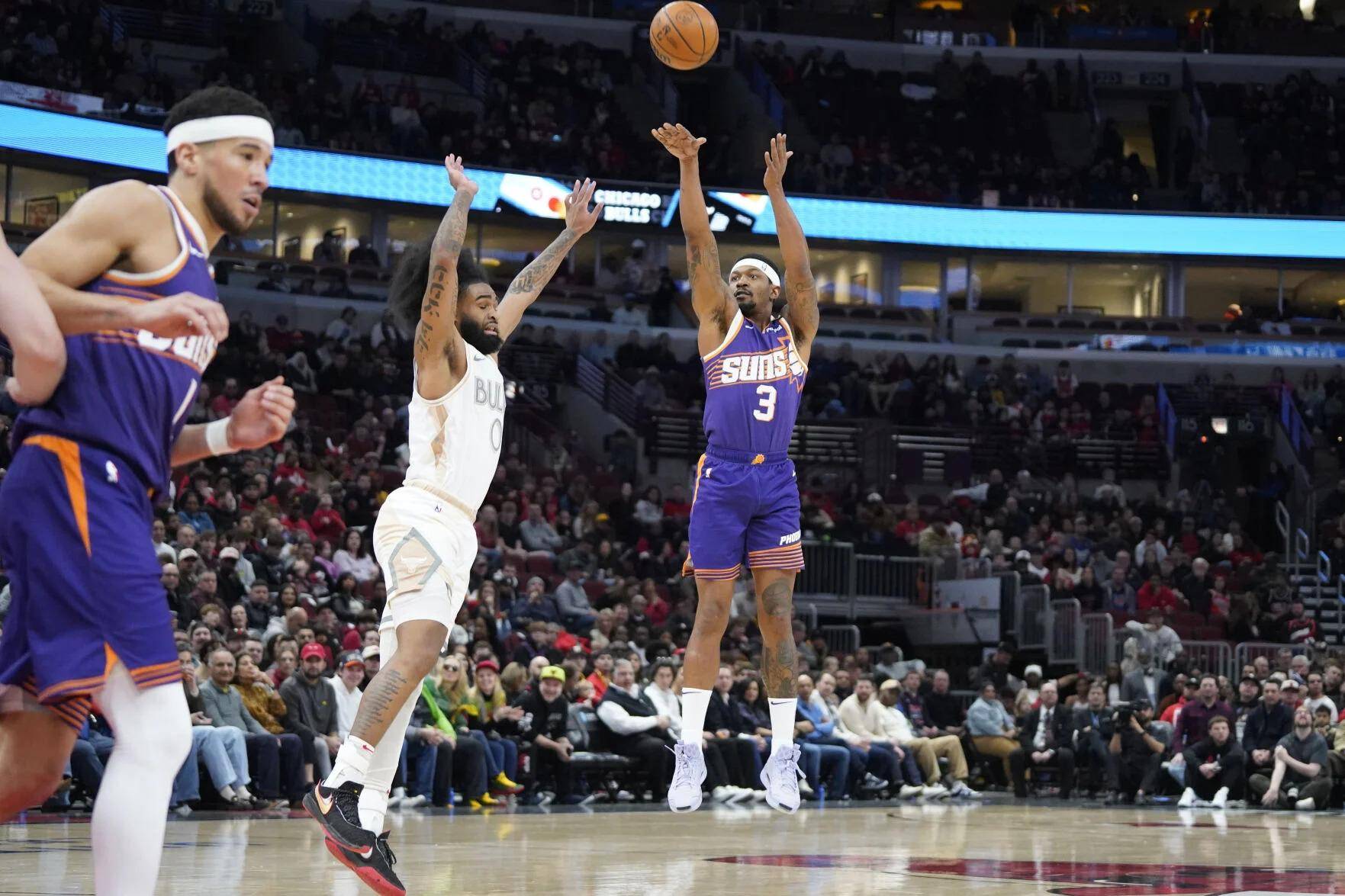 公牛绝杀山西队，布克高光表现